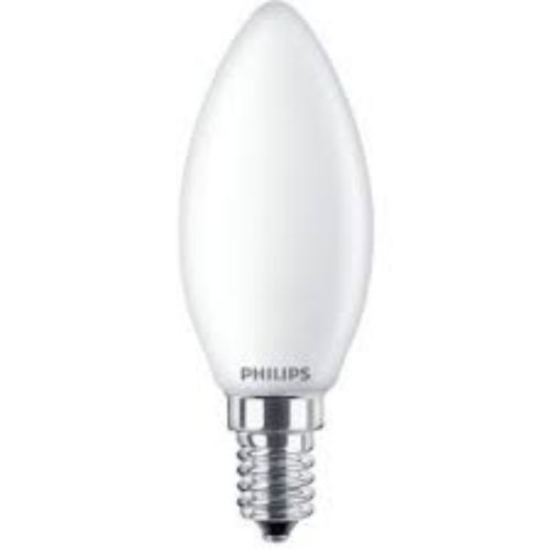 Picture of B35 LED-niitlamp küünal 6.5W/827 E14 806lm CorePro klaas matt Philips 