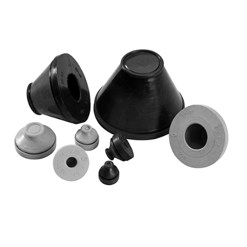 Picture of Läbiviik M25, kummi, T-GET10-14, IP67, RAL7042 hall, Morek 