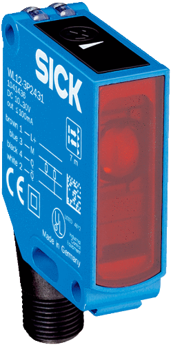 Picture of Fotoandur Refl. WL12, Sn..7m, PNP, Light/Dark, IP67, M12 4-pin pistik, SICK 