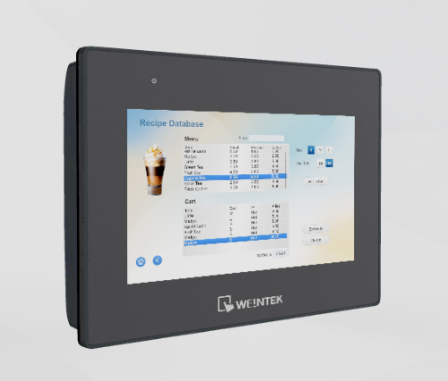Picture of Weintek HMI 7'' TFT 4:3 800x480 RS232/RS485 USB Ethernet, Weintek 