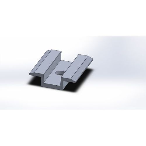 Picture of Paneeli klamber kahe paneeli vahele, must , CORAB Solar 