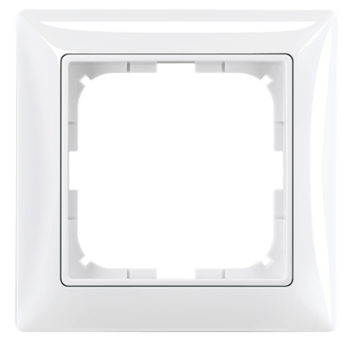 Picture of Raam 1-ne, valge, dekoratiivraamiga, IP20, Basic55 