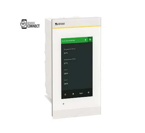 Picture of KONFIGUREERIMATA Alarmpaneel CP305-IO, seinakarp eraldi B923710, Bender 