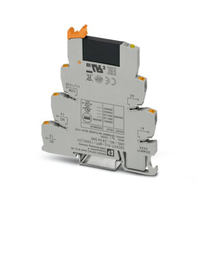 Picture of Pooljuhtrelee + pesa (6.2mm), 1NO, 3A, (3-33VDC), sisend 24VDC, LED, (Push-in), Phoenix 