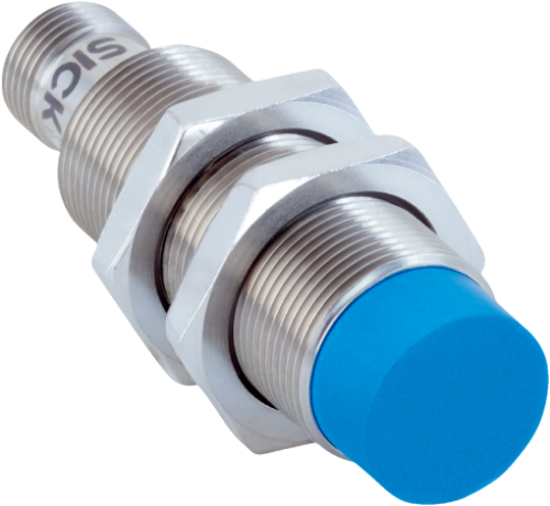 Picture of Ind.andur IMX, M18, Sn=30mm, Unshielded, PNP-NO, kere 69mm, pistik M12 4-pin, SICK 