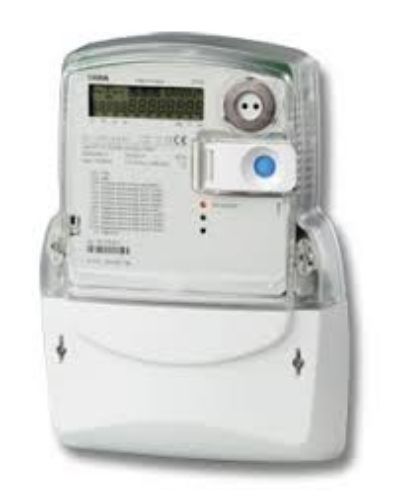 Picture of Arvesti 3F 5A trafodele 2-tariifi, MID, LCD displei, kellaga, Iskra 