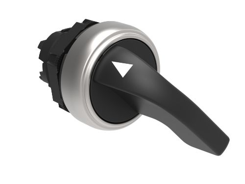 Picture of Selektorlüliti LPC, 1>0< 2, MUST, pikk, IP66, ilma adapterita, Lovato 