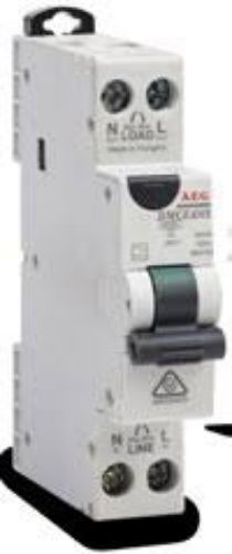 Picture of Kombikaitselüliti (RCBO) DECA, 1P+N, 6A, B, 30mA, A, 1mod, AEG 