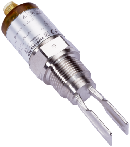 Picture of Nivooandur LFV200, PNP, kahvli pikkus 67mm, G½A, roostevaba, M12 4-pin, SICK 