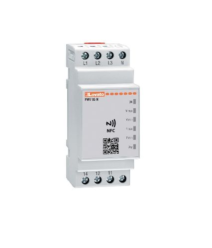 Picture of Kontrollirelee (moodul) PMV, 3F+N, (NFC +APP), pinge ja sagedus, 380...575VAC, Lovato 
