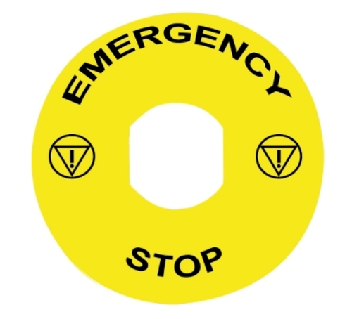 Picture of Ohulüliti KOLLANE ketas ø90 mm Emergency-Stop, XB4, Schneider 