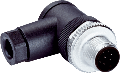 Picture of Anduripistik M12 8-pin, 90°, A-coded, kruviklemm, kaablile 6...8mm, SICK 