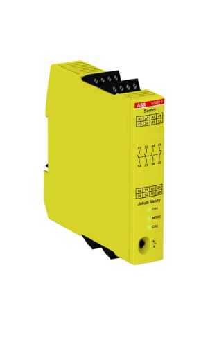 Picture of Turvarelee 3NO/1NC, 24 VDC, 1-/2- kanalit, man/aut restart, cat. 4, SIL3, ABB 