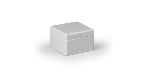 Picture of Polükarbonaatkarp Cubo D, 80x82x56mm, IP66/67, halli kaanega, sile sein, Ensto 