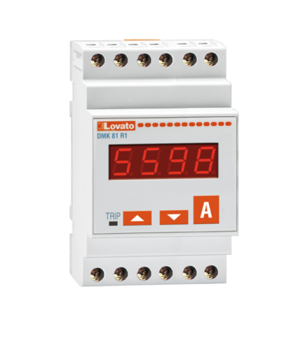 Picture of Moodul 1F ampermeeter + relee (max, min, kadu jne.), 0.05-5.75A, .../5A, Lovato 