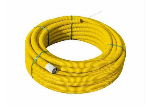 Picture of Topeltseinaga kaablikaitsekõri 75/60,4mm 50m/pk 450N, kollane 