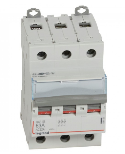 Picture of Pealüliti DX3-IS, 3P, 63A, Legrand 