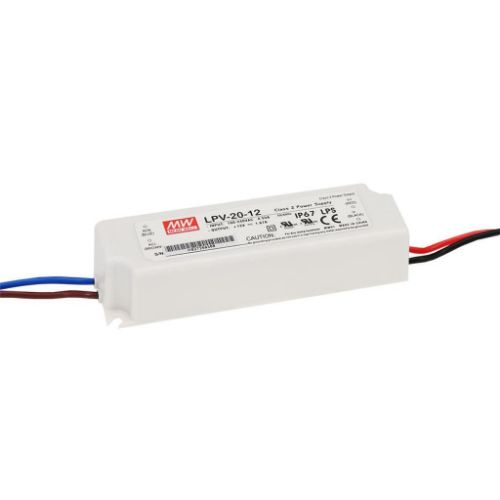 Picture of Toiteplokk LPV LED-le 20W 24VDC 0.84A IP67, Mean Well