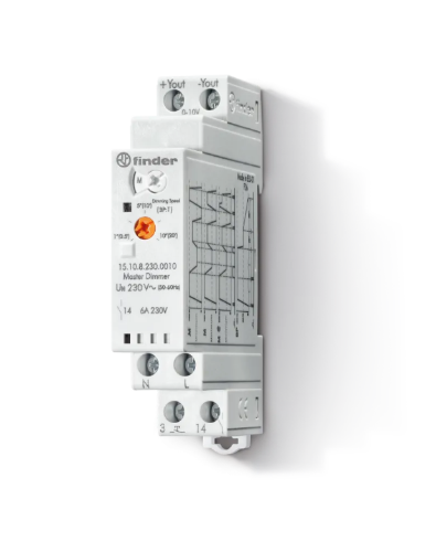Picture of 15.10 Juhtmoodul 15.11 dimmermoodulite ja 1-10v elektroonika  juhtimiseks kuni 15 nupplüliti kaudu 