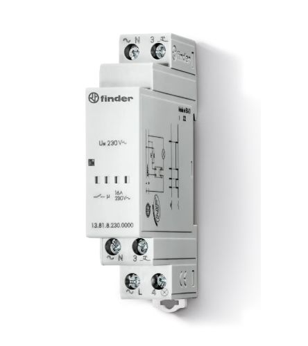 Picture of Impulssrelee 13.81, 1NO, 16A, 230VAC, Finder 