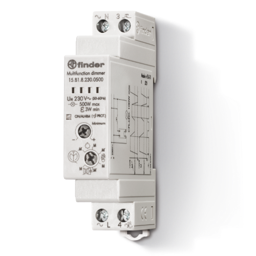Picture of Dimmer (moodul) 500W, el.ballast (C ), kompaktlamp (ESL) - ja LED, 230VAC, Finder 