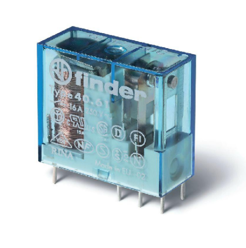 Picture of Minirelee 40.61, 1CO, 16A, 21VDC, pesa 95 seeria, Finder 