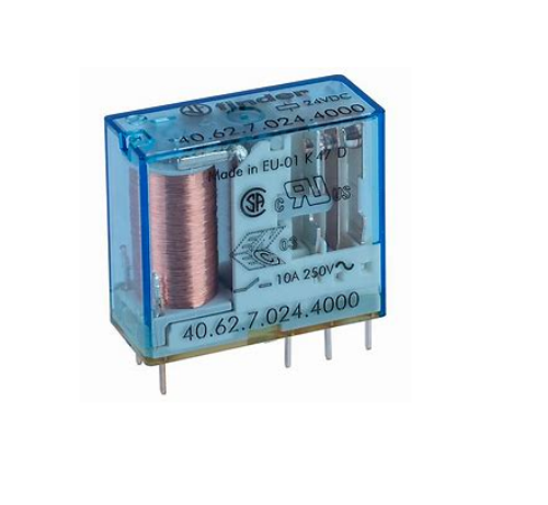 Picture of Minirelee 40.62, 2CO, 10A (AgSnO2), 24VDC (21mA), pesa 95 seeria, Finder 