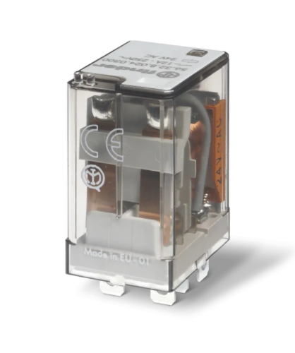 Picture of Relee 56.32, 2CO, 12A, 24VDC (40mA), pesa 96 seeria, Finder 