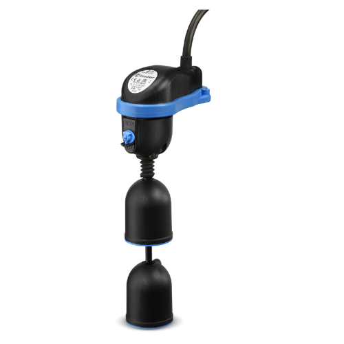 Picture of Ujuklüliti (veele), Min/Max, 1CO 10A, IP68 , max 50C, max sügavus 10m, kaabel PVC 2m, Finder 