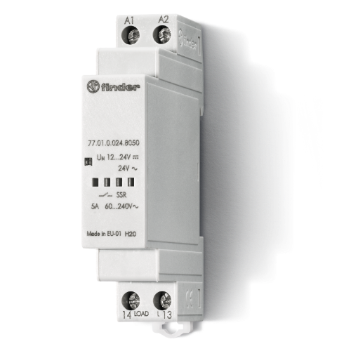 Picture of Pooljuhtrelee 77.01, 1P, 5A (AC1), (48-265VAC), sisend 90...265VAC, küte , Finder 