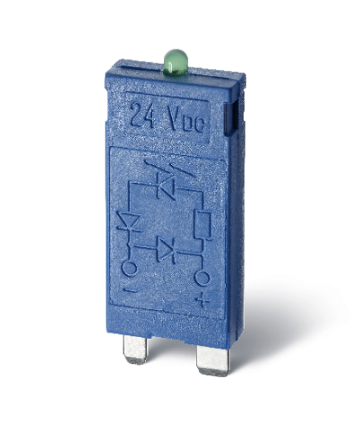 Picture of LED(Roheline) moodul 99.01, 6...24VDC/AC, pesadele 90.20 ja 21, Finder 