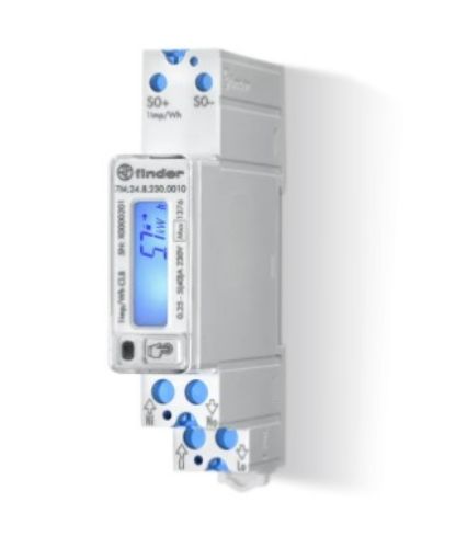 Picture of Moodularvesti 1F 40A MID 1-tariif, klass B, 1x prog.trans.väljund ,laius 1mood, Finder 