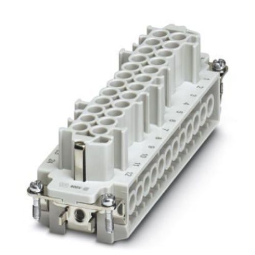 Picture of Pesa sisu, 24-pin+PE, B24, B48 seeriale,  kruviklemm, numbrid 1-24, Phoenix 