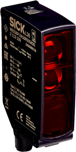 Picture of Turva fotoandur L26, vastuvõtja, Sn 50m, SIL1/PLc cat2, pistik M12 4-pin, 24VDC, SICK 