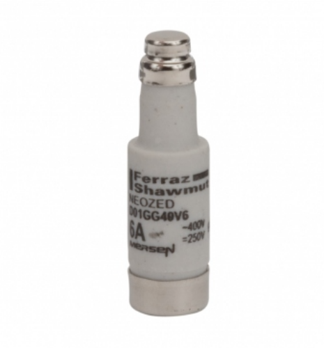 Picture of Silindriline Sular, 6A gG 400VAC, gabariit D01, E14 sokkel, Mersen 