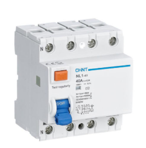 Picture of Rikkevoolukaitse NL1, 4P, 63A, 30mA, A, Chint 