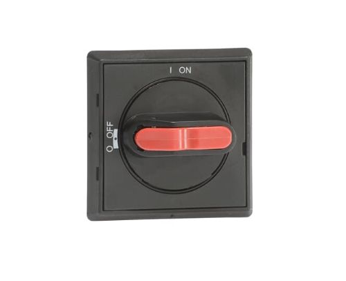 Изображение Käepide ukselülitile, 22mm avasse, OT16..40FT, OTDC16…32FT must, IP65, lukustatav, I/ON - 0/OFF, ABB