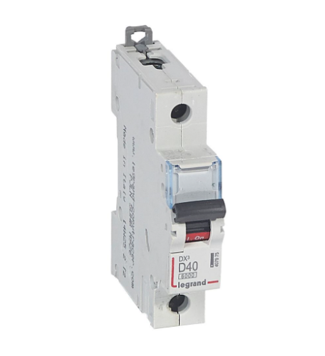 Изображение Moodulkaitselüliti DX3, 1P, 40A, D, 6kA/10kA, Legrand 