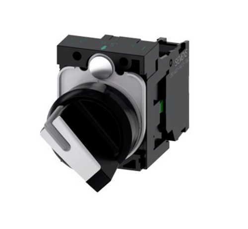 Picture of Selektorlüliti illum. 3SU, 0-1, VALGE, 1NO, adapter, IP67, Siemens 