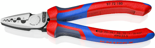 Изображение Hülsipresstangid 0.25-16mm² Comfort käepidemega KNIPEX 