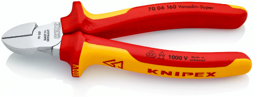 Изображение Lõiketangid , külglõikurid VDE 1000V 160mm KNIPEX 