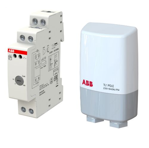 Picture of Hämaralüliti (moodul), 2-200lx, 1NO, andur (TLs), 110-230VAC, ABB