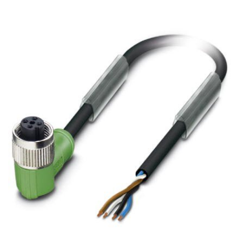 Изображение Andurikaabel PUR + pesa 90° A-coded, ( 10m + M12 4-pin ), Phoenix 