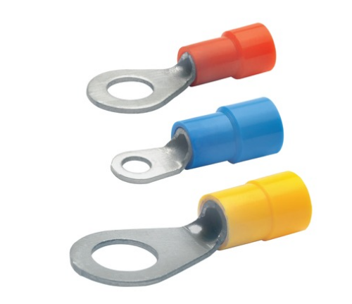 Изображение Isoleeritud kaabliking 0.5-1mm2 M5 punane (100tk/pk) KLAUKE 