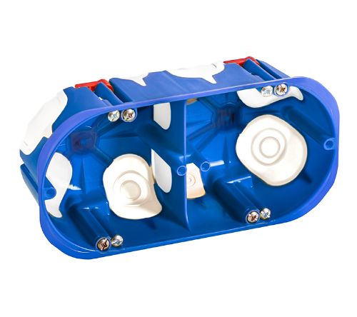 Изображение Seadmetoos  2-ne 2x70mm  süv. kipsseina, tuulekindel, kruvidega, RAL 5002, IDE 