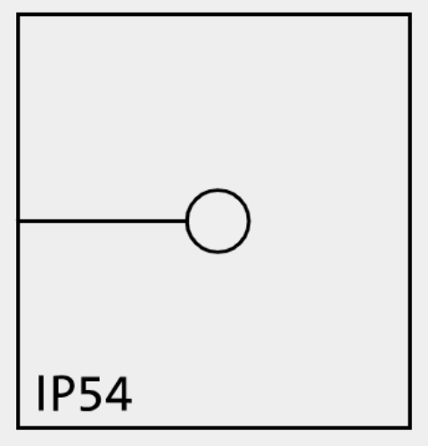 Изображение Poolitatav läbiviik kummist 3-4mm kaablile IP54 hall ICOTEK 