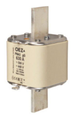 Изображение Sular PNA3 630A gG, 500VAC/250VDC, OEZ 