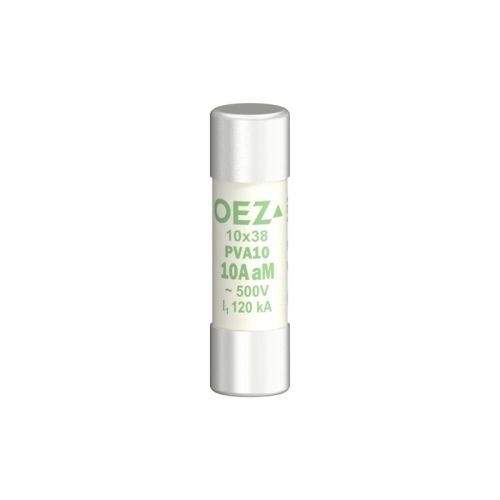Изображение Silindriline sular 10x38, 10A, aM, 500VAC/250VDC, OEZ 