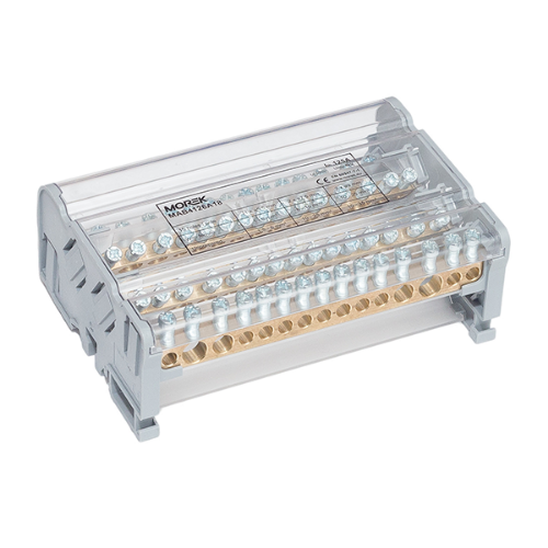 Изображение Voolujaotusplokk Moblock, 4P, 125A-15 2x35+2x25+11x6mm², Morek 