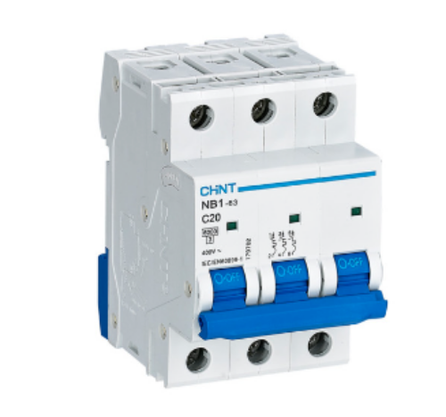 Изображение Moodulkaitselüliti NB1, 3P, 20A, C, 6kA, Chint 